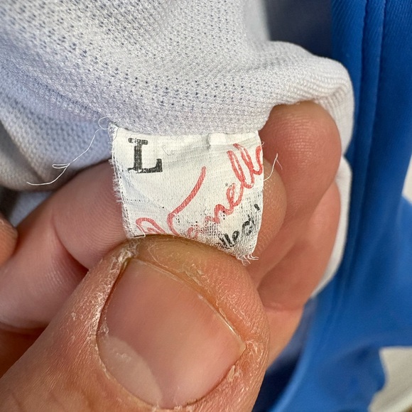 D’Vanells Blue One-Piece Swimsuit L Women’s Vintage Retro Cut - Picture 4 of 5